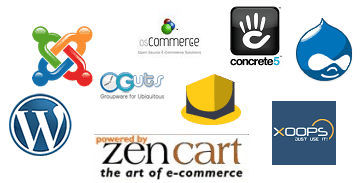 WordPress EC-CUBE concrete5 zencart